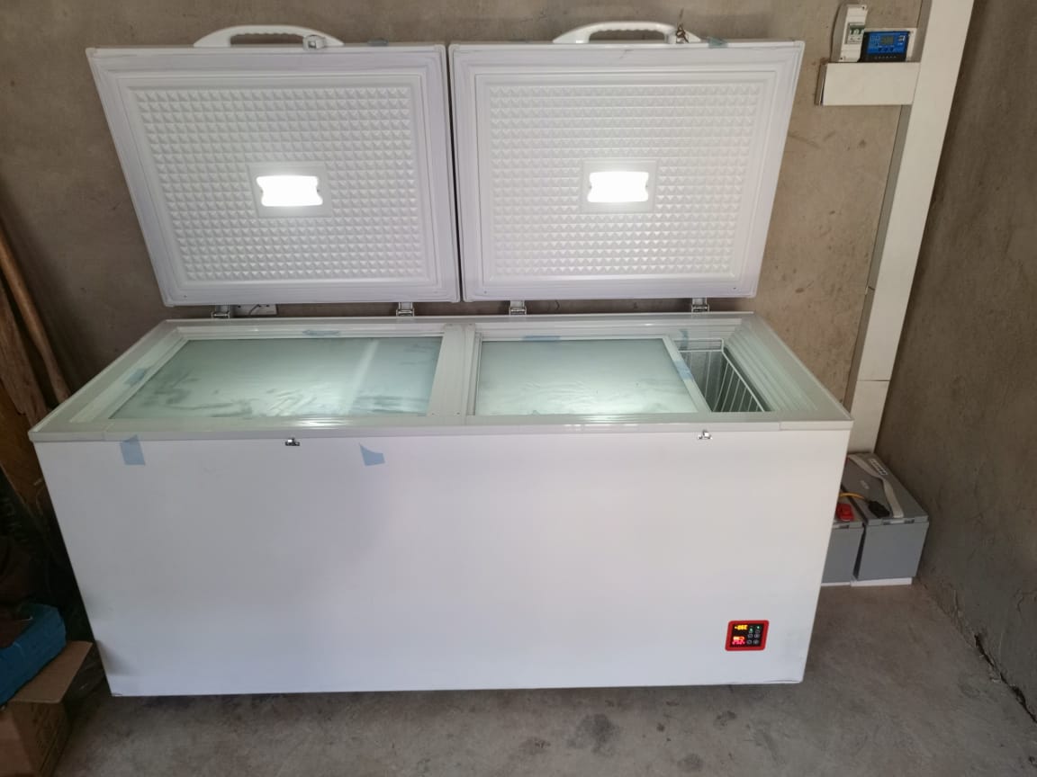 solar freezer installation